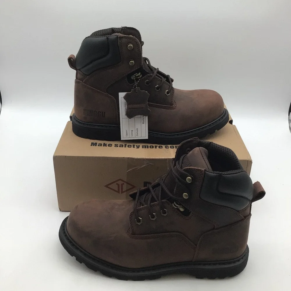 Men’s Brown Waterproof Work Boots
